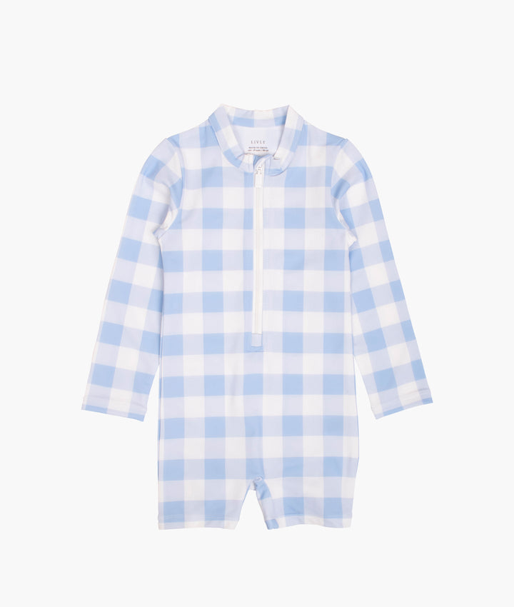 Checks Sam Long Sleeve Swimsuit