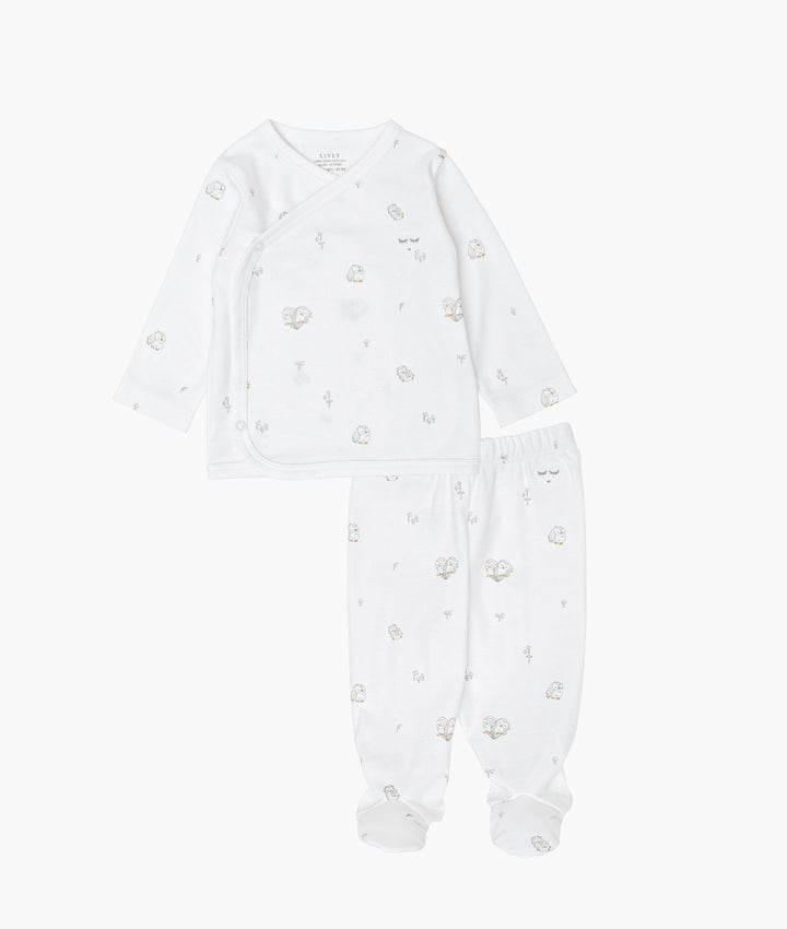 Owls Kimono Set