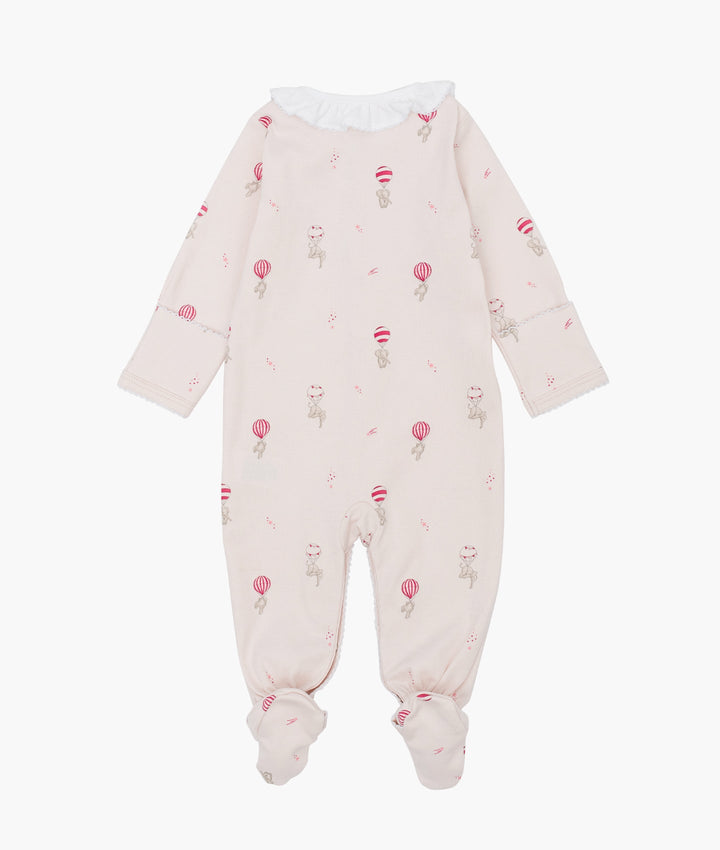 Elephants Ruffled Simplicity Footie