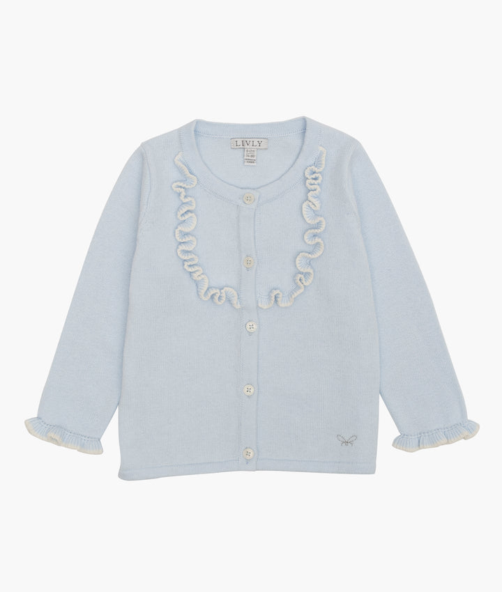 Ruffled Cardigan